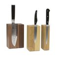 Bloc couteaux magnétique Modular  porte-couteaux magnétique, en bois, pour 10 couteaux jusqu'à 900 g
