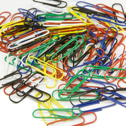 M-57, Clips de oficina de colores, 100 uds. por paquete