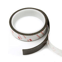 NMT-20-STIC/01m, Magneettape neodymium 20 mm, zelfklevend magneetband, extra-sterke houdkracht, rol à 1 m