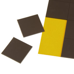 MS-TAKKI-02, Takkis 30 x 30 mm, zelfklevende magneetplaatjes, 20 plaatjes per vel