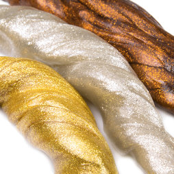 M-PUTTY-METALLIC, Intelligent putty Metallic, metalig glanzend, verschillende kleuren, niet magnetisch!