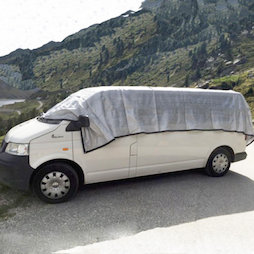 M-ALU-0306, Alunet filet d'ombrage 80% L, protection pour voiture et jardin, 3 x 6 m