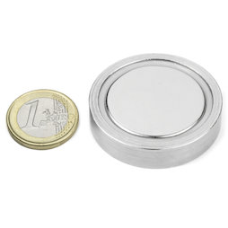 FGN-42, Potmagneet om te verlijmen, Ø 42 mm
