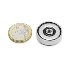 ITN-25, Potmagneet met inwendig schroefdraad M5, Ø 25 mm