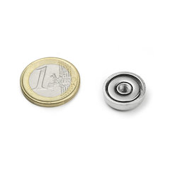 ITN-16, Potmagneet met inwendig schroefdraad M4, Ø 16 mm