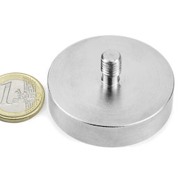 Potmagneet met draadstift