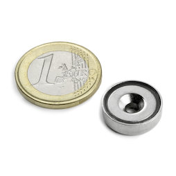 CSN-16, Potmagneet met verzonken gat, Ø 16 mm, houdkracht ca. 4 kg