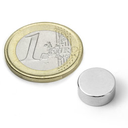 Schijfmagneet Ø 12 mm, hoogte 5 mm