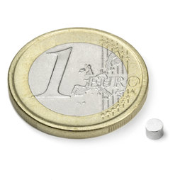 Schijfmagneet Ø 3 mm, hoogte 3 mm