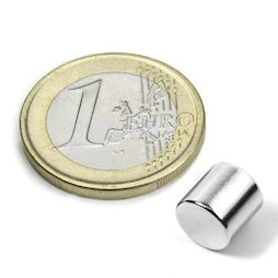 Schijfmagneet Ø 8 mm, hoogte 8 mm