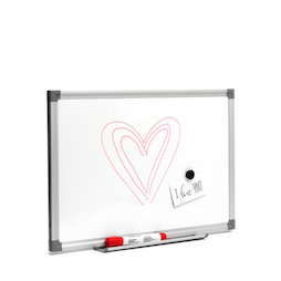 MWB-3045, Whiteboard 30 x 45 cm, magnetisch, om met bordmarkers te beschrijven