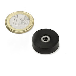 potmagneet met rubber coating