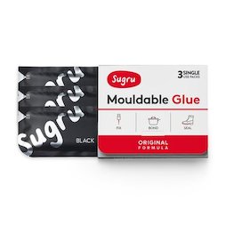 SUG-03, Sugru 3er-Pack, formbarer Kleber, in verschiedenen Farben, Packungen zu je 5 g