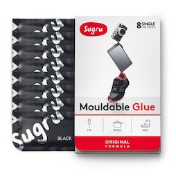 SUG-08, Sugru pak van 8, vormbare kleefmassa, in verschillende kleuren, pakjes van 5 g elk