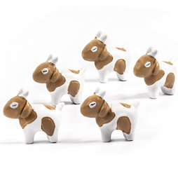 LIV-133, Chèvres, aimants décoratifs en forme de chèvre, lot de 5
