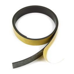 MT-20-STIC, Magneettape ferriet 20 mm, zelfklevend magneetband, rollen à 1 m / 5 m / 25 m