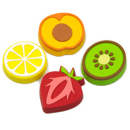 LIV-50, Fruity, aimants décoratifs en forme de fruits, lot de 4