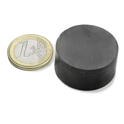Schijfmagneet Ø 30 mm, hoogte 15 mm
