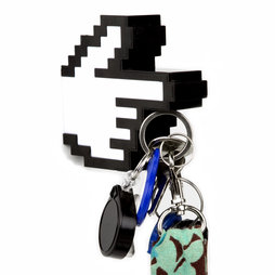 M-49, Sleutelhouder magnetisch 8-bit-hand, met magnetische wijsvinger, achterzijde magnetisch